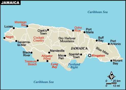 jamaika karten